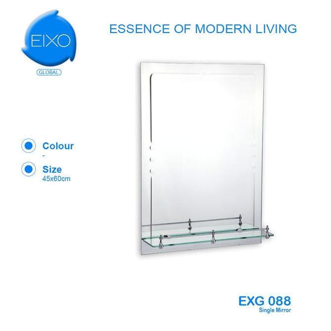 GRATIS ONGKIR - EIXO Global Mirror Kaca Cermin 45 x 60 cm Wastafel Dinding Kamar Mandi