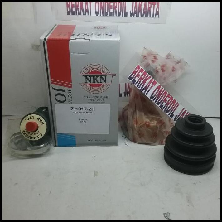 TERBARU KOKEL /CV JOINT TOYOTA STARLET KOTAK Z-1017-2H "NKN " JAPAN 