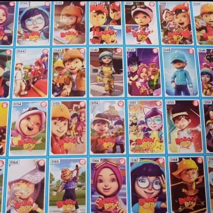 [ 2 Lembar / 200 PCS ] Mainan Gambar Adu Gepok / Poster Gambar / Mainan Kartu / Kartu Gepok / Poster