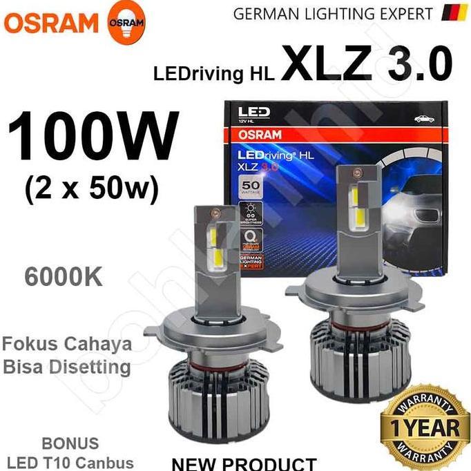 TERMURAH - LAMPU LED GRAND MAX OSRAM LEDriving XLZ 3.0 NEW GEN Bohlam Headlamp