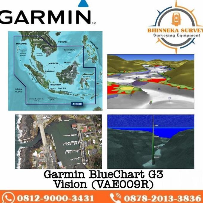 Peta Laut Garmin BlueChart G3 Vision (VAE009R) Indonesia Bagian Barat
