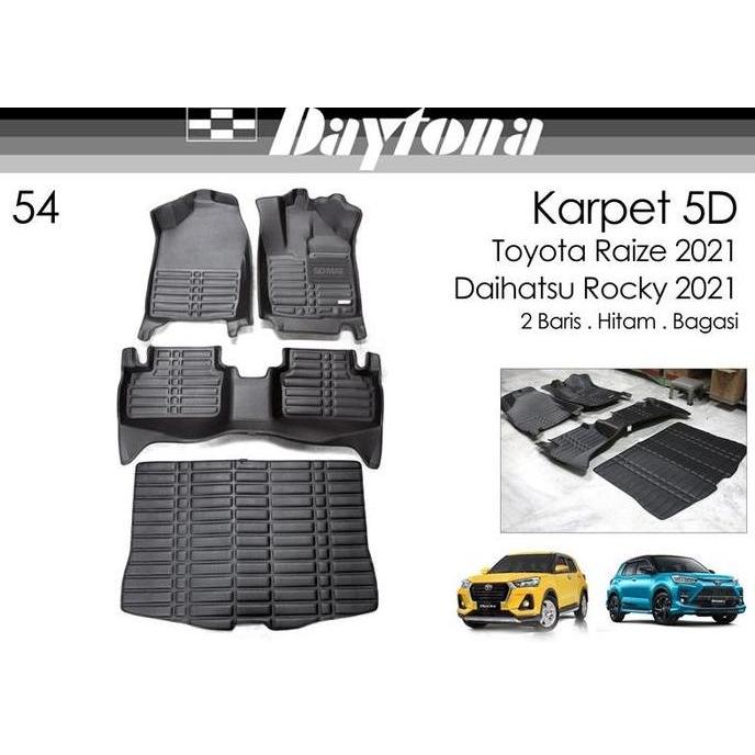 TERLARIS - DAYTONA Karpet 5D Toyota Raize