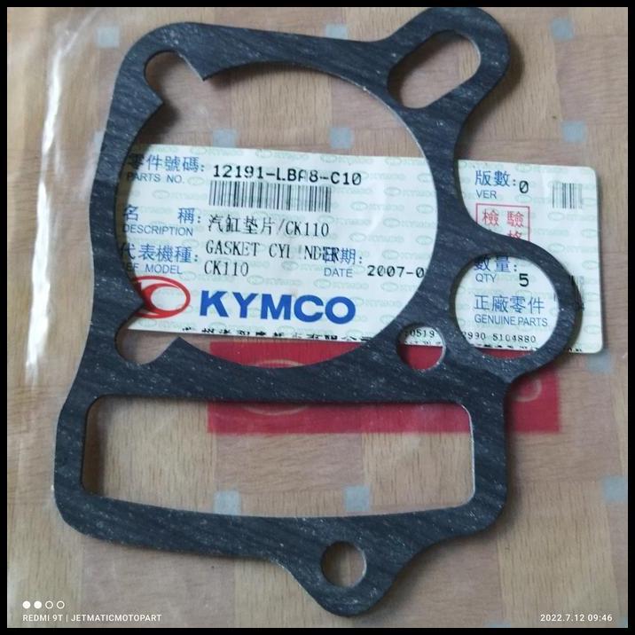 TERLARIS GASKET BLOK CYLINDER KYMCO CEVIRA, GRAND CEVIRA, VISA 