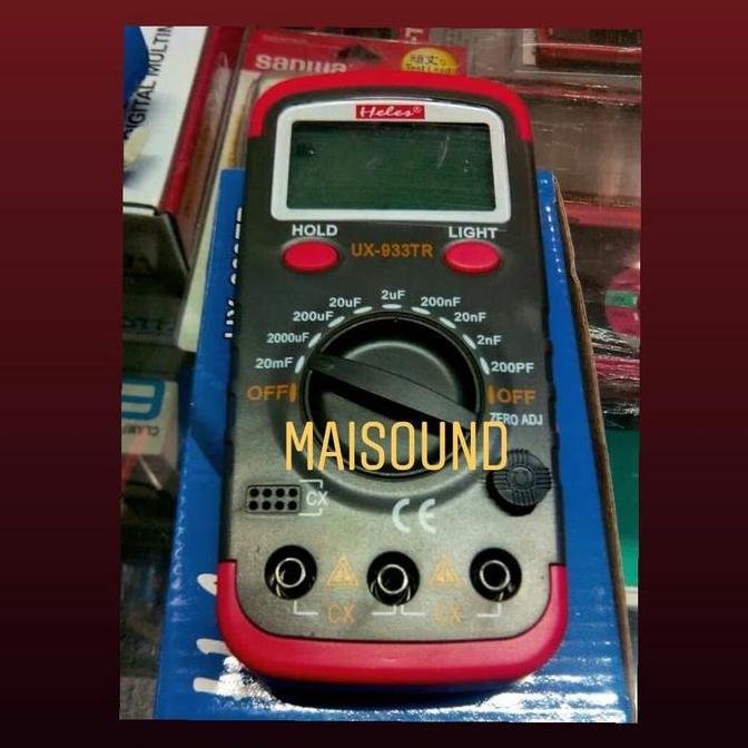 Kapasitor Meter HELES UX 933 TR Capacitance meter ux933tr
