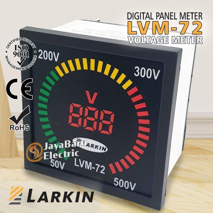 Promo Digital Voltmeter Volt Meter Digital Larkin Lvm72