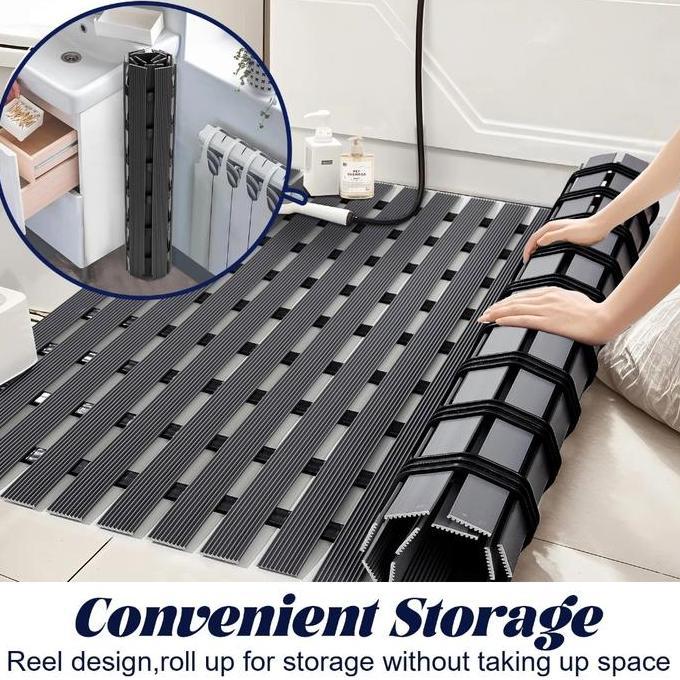 [COD] 43x120cm Keset anti slip kamar mandi/Keset Kamar Mandi Anti Slip Tebal Alas Kamar Mandi Jaring