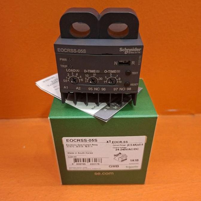 Sale Eocr Eocrss-05S 0.5-6A Coil 24-240Vac/Dc Schneider Original