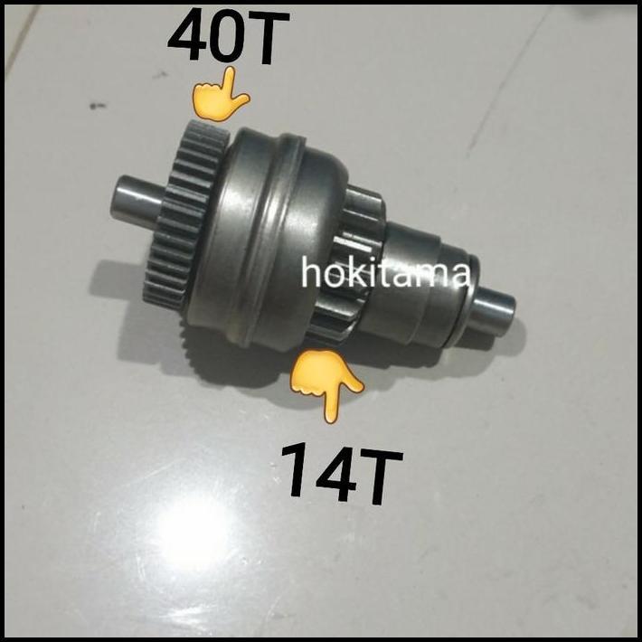 BEST DEAL ONE WAY OTOMATIS GIGI GEAR GIR PINION STATER STARTER PIAGGIO ZIP 100