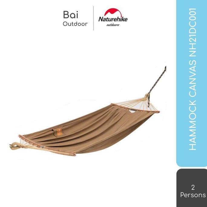 HAMMOCK CANVAS NATUREHIKE NH21DC001 AYUNAN GANTUNG CAMPING OUTDOOR