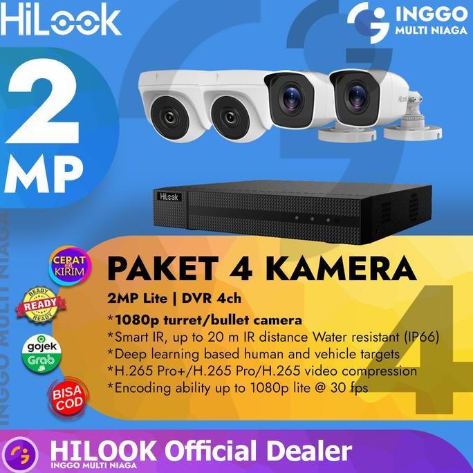 Murah Paket Cctv 4 Kamera 2Mp Hilook Murah
