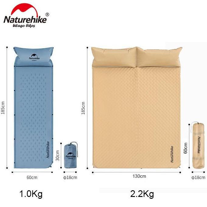 sleeping pad matras NATUREHIKE NH18Q010 NH15Q002 single double couple