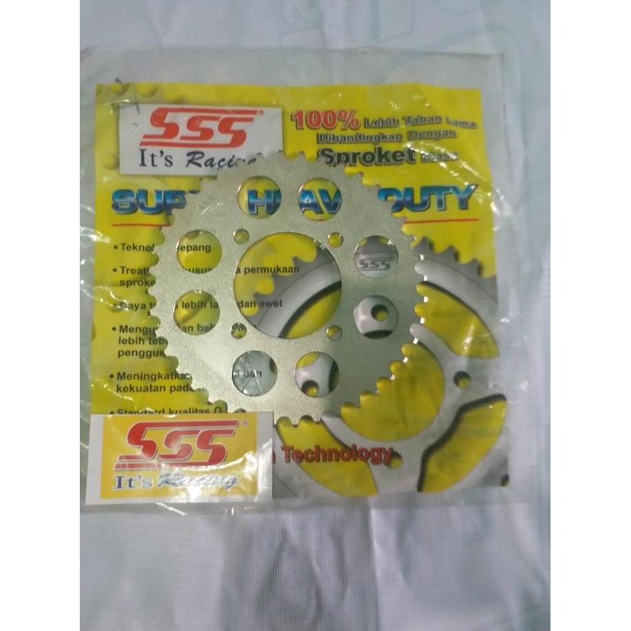 Gear Belakang 1 pcs saja 415/428 SSS Ukuran 30-35,36-40,41-45,46-50 Jupiter Z,Burhan,FIZR,Rxking,Mx,