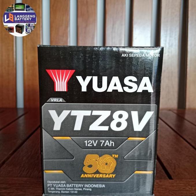 Aki Motor Vespa LX150, Vespa LX 125, Vespa Sprint, Vespa Liberty, Vespa Primavera YTZ8V / GTZ8V YUAS