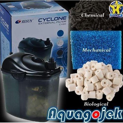 RESUN CY-20 Aquarium External Canister Filter