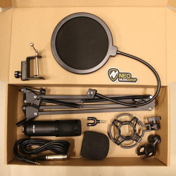 BM800 Paket Lengkap Studio Condenser Microphone