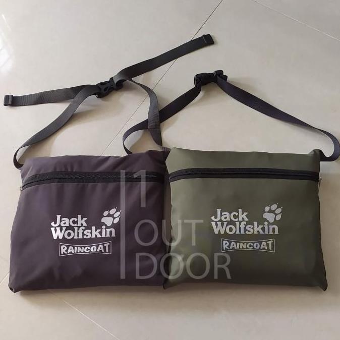 Jas Hujan Setelan Jaket Celana Raincoat Jack Wolfskin