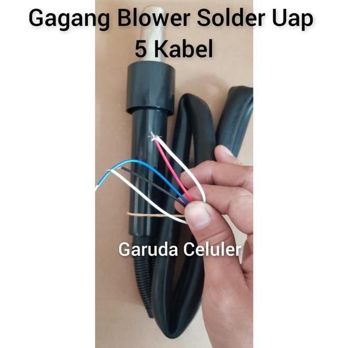 Gagang Blower Solder Uap 850 857 857D Analog Digital 3 Kabel