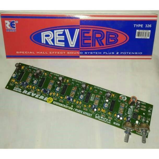 KIT ECHO REVERB 2 POTENSIO EFEK VOCAL MIXER AUDIO