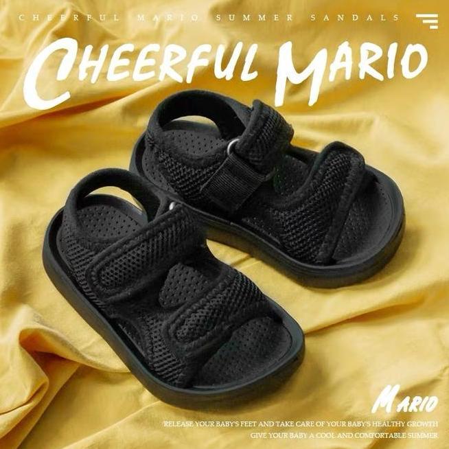 Sepatu Sandal Anak Kain Bernapas Solid Kain Jala Bahan Lembut Tidak Melukai Kaki Anda Sandal Anak La