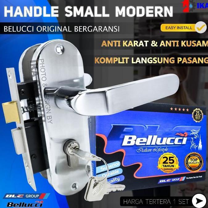 REVOSHOP Kunci Pintu kecil Silinder Bellucci Bogota NP l Gagang Rumah l Handle Full Set I Kunci pint