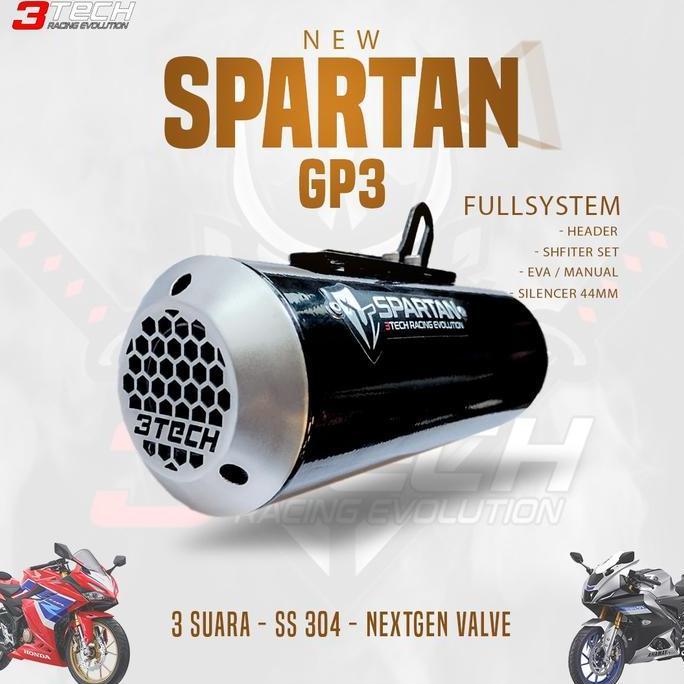 Knalpot 3 Suara 3Tech Spartan Gp3 Full System
