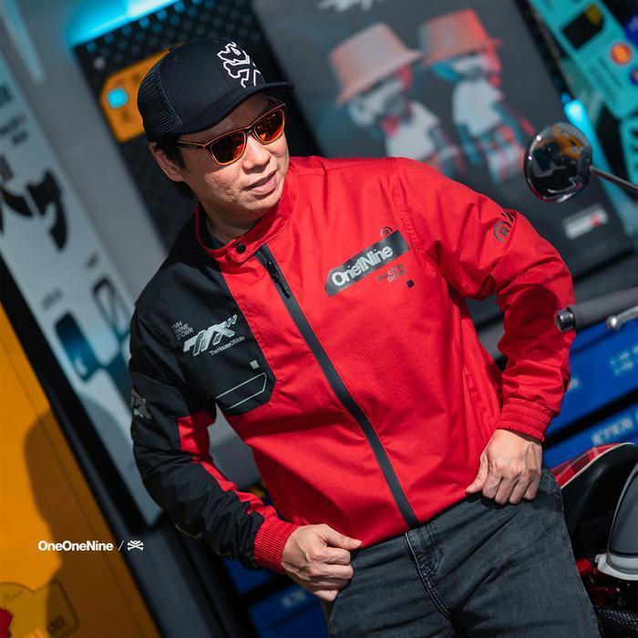 Oneonenine Ksr Jaket Monored Series - Jaket Sablon Motor Sport Original Dan Terpercaya