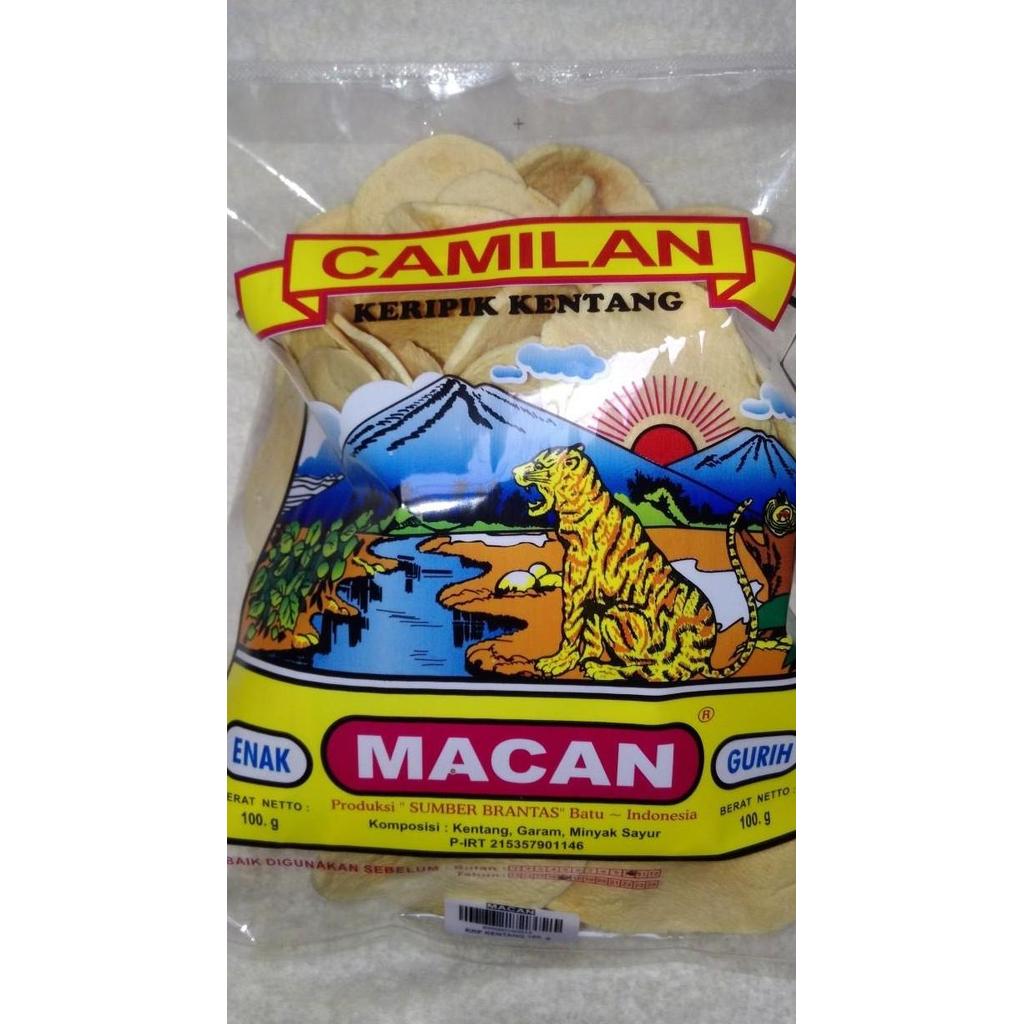Keripik Kentang Cap Macan / Kripik Kentang Khas Batu Malang