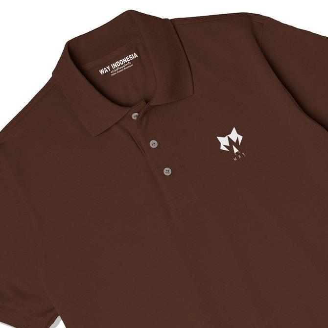 Fuku- Way Polo Shirt Pria Lengan Pendek Size M Sampai Xxl - Wolf