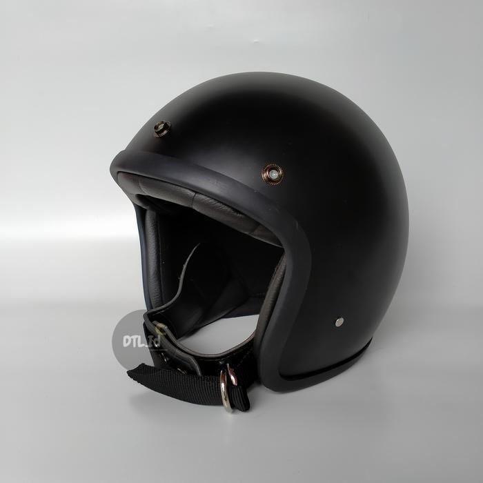 Helm Slim Head Hitamdoff Original Dan Terpercaya