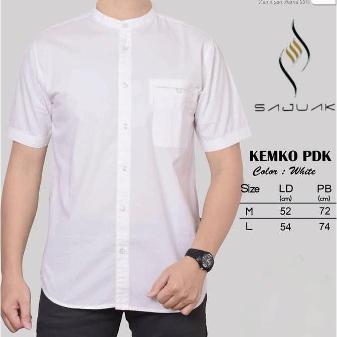 Sajuak Baju Koko Pria Lengan Pendek || Kemeja Koko Pendek || Baju Koko Pria || Baju Muslim Pria