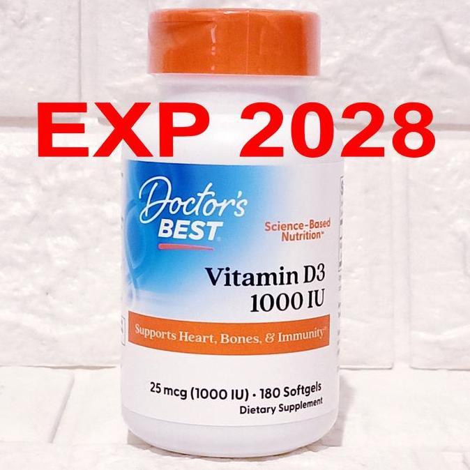 Bitamin- Doctor'S Best Vitamin D3 1000Iu Doctor Best Vit D3 1000Iu Doctors 180
