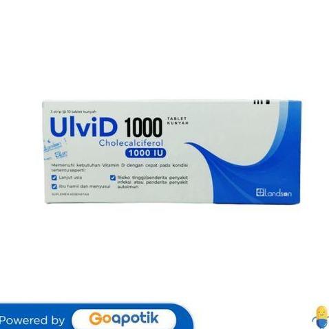 Ulvid 1000 Iu Box 30 Tablet Best Seller/Best Quality[Original]