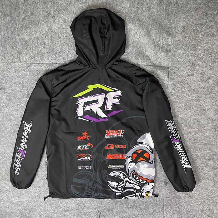 Jaket Racing Flash Bahan Parasut/Jaket Racing Bahan Parasut Waterfup Original Dan Terpercaya