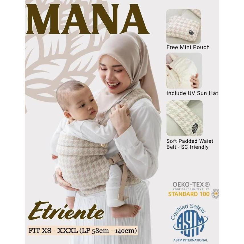 Mana Baby Carrier - Etreinte Series - Gendongan Bayi - Gift Box