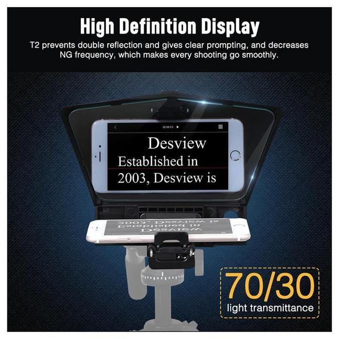 Desview T2 Broadcast Teleprompter