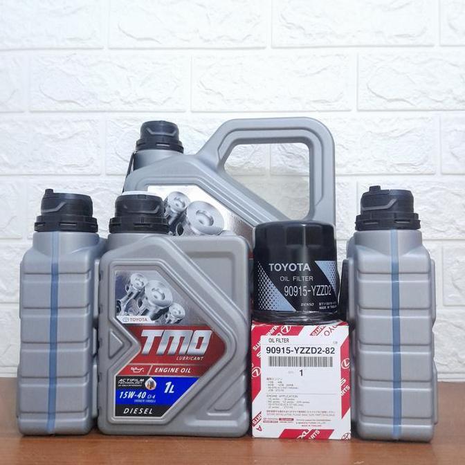 New- Paket Oli Tmo Diesel 15W-40+Filter Oli Innova/Fortuner/Reborn/Hilux