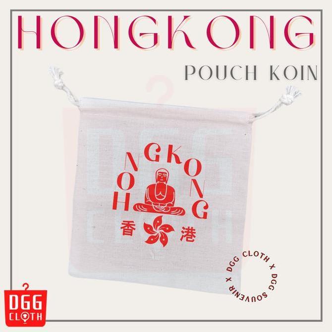 Dggcloth Pouch Koin Souvenir Hongkong 2 Dompet Koin Oleh Oleh Hongkong Murah Meriah