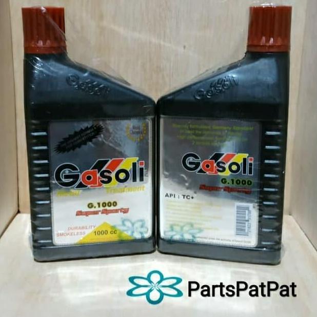 New- Oli Oil Samping Gasoli 2T G1000 1Lt Gasoli G1000 2Tak Gasoli G.1000 2T