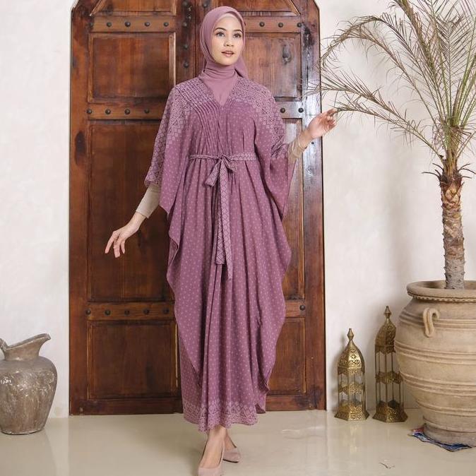 Kaftan Ameera - Chiffon Dress Kaftan Mewah Elegan Batik by Firda Fashion AS