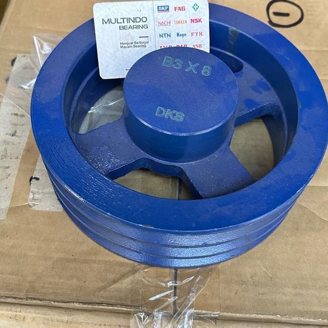 BEBAS ONGKIR - PULLEY PULLY B3 8 INCH 3 ALUR TYPE B JARI JARI ORIGINAL BAHAN PREMIUM