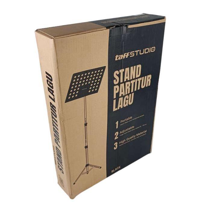 Stand Partitur Musik P-06HC Portable Folding Music Sheet Orchestra - Stand Book P06HC Stand Lipat P 