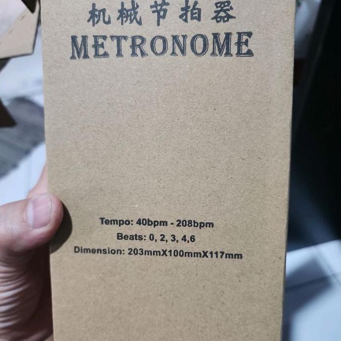 METRONOME MEKANIK metronome gitar piano tanpa baterai metronome analog