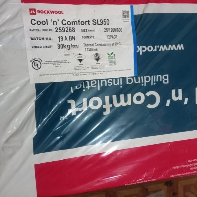Peredam Suara / Rockwool D80 5 cm / Rockwool / Peredam Ruangan / Rokwo