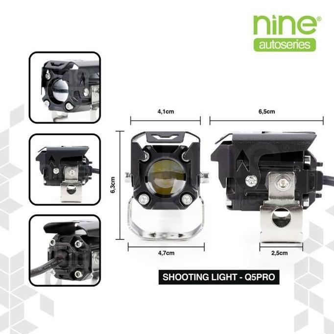 LAMPU TEMBAK SOROT LUMINOS Q5 PRO MINI SHOOTING LIGHT