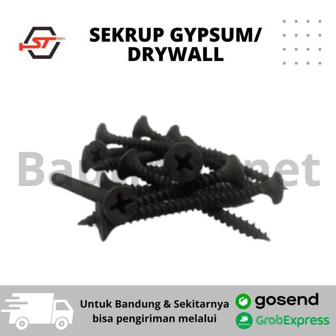 Nutbolt- Sekrup Drywall L 6X1-1/2 Inch | Sekrup Gypsum 4Cm 1 Dus 300Pcs