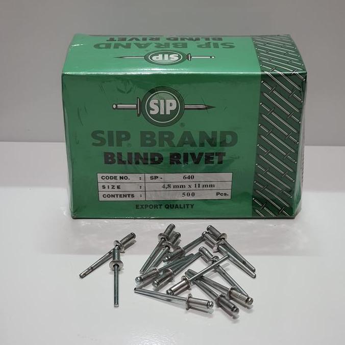 Nutbolt- Paku Rivet Ripet Rifet Sip 640 / Paku Rivet Ripet 5 Mm X 11 Mm
