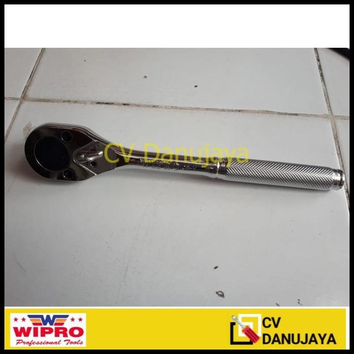 DISKON WIPRO STANG RACHET 1/2" FULL CRV GAGANG SOCK RATCHET STANG RACHET 