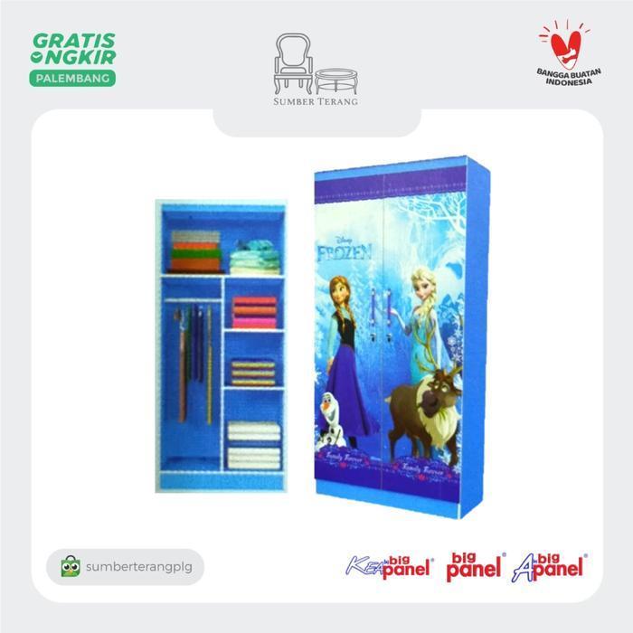 Lemari Pakaian Anak 2 pintu Lemari Baju Anak Frozen WD FZ 12-190 FF