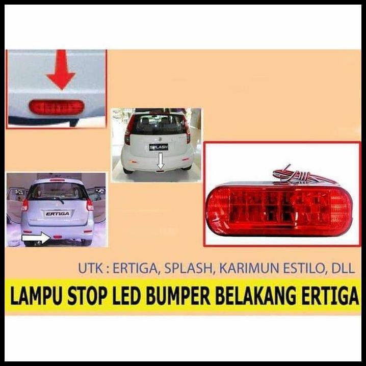 TERBARU LAMPU STOP BUMPER BELAKANG MOBIL KARIMUN ESTILO LED