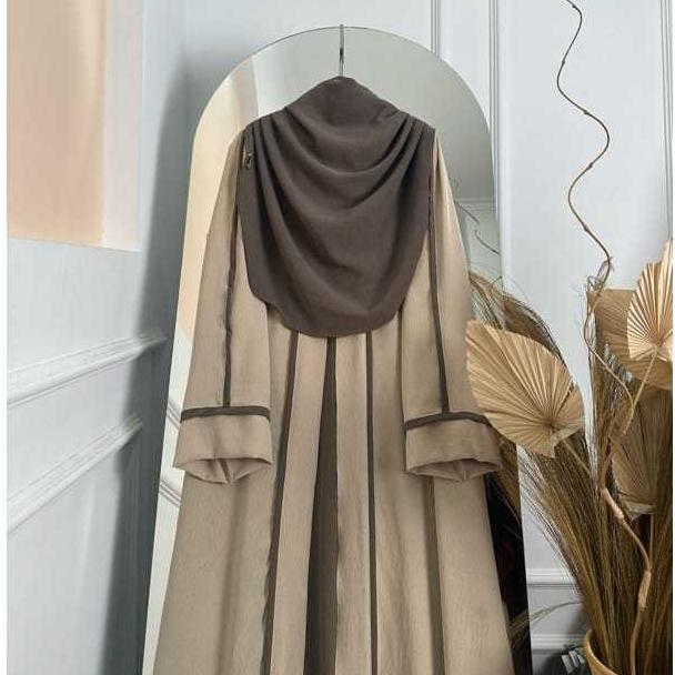 Awet Abaya Turkey Free Pasmina Gamis Dewasa Model Terbaru Cey Crinkle Premium Ukuran S,M,L,Xl,Xxl